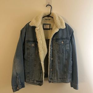 Asos Denim Borg Jacket